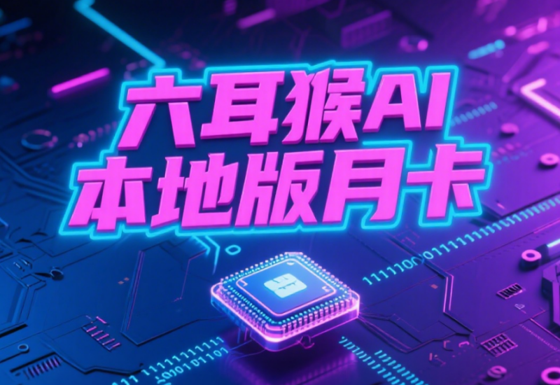 六耳猴 AI 本地版月卡 - 高效 AI 语音直播与本地算力工具 | 平头哥科技