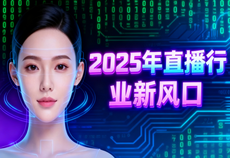 2025 直播新风口：数字人 + 无人直播普通人能做吗？