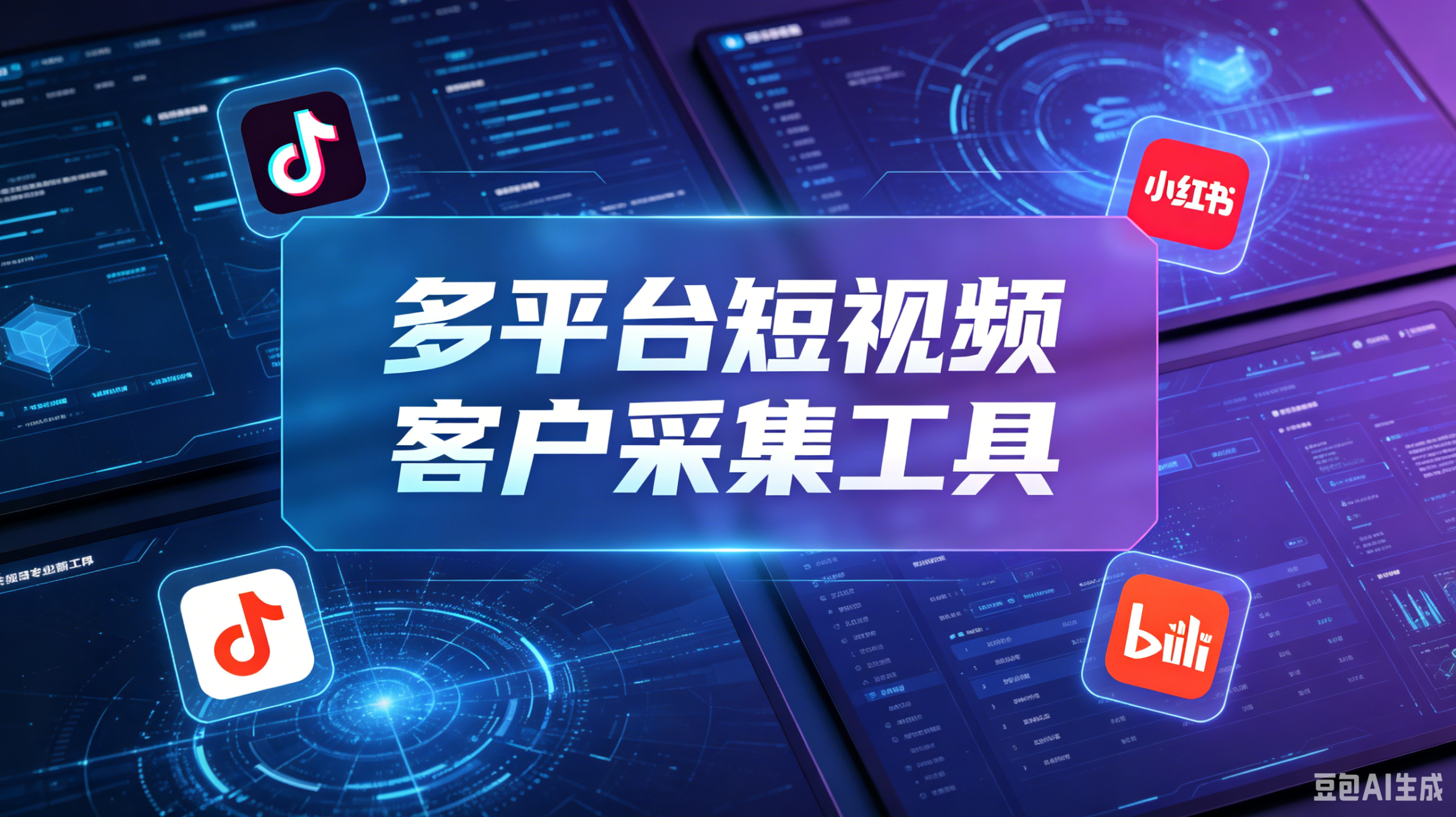 抖音小红书快手 B 站多平台客户采集工具 精准获客月卡版-平头哥科技网