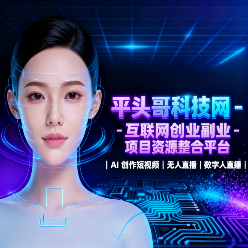 数字人 AI 直播 - 平头哥科技网-平头哥科技网