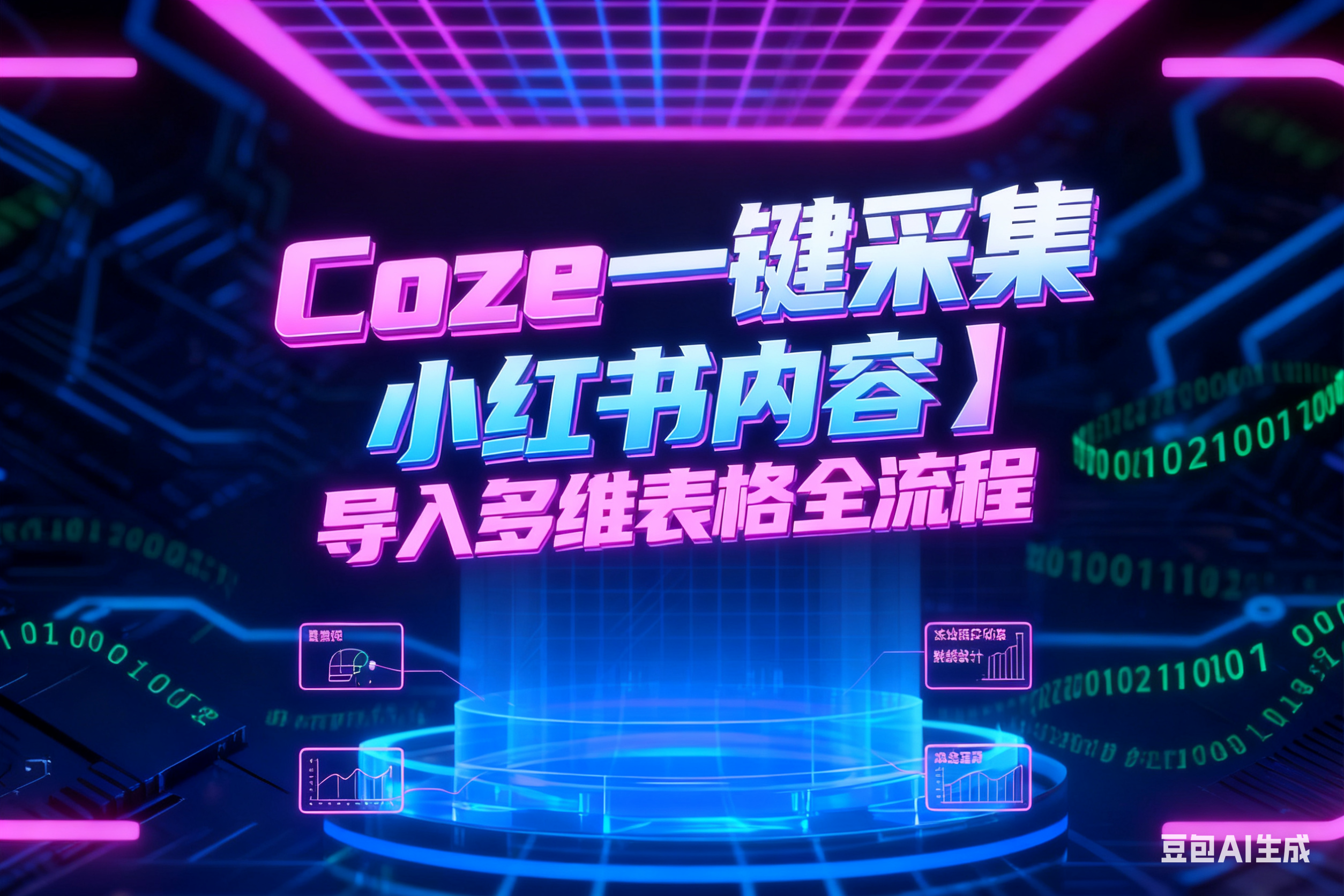 Coze 采集小红书内容导入飞书多维表格全流程