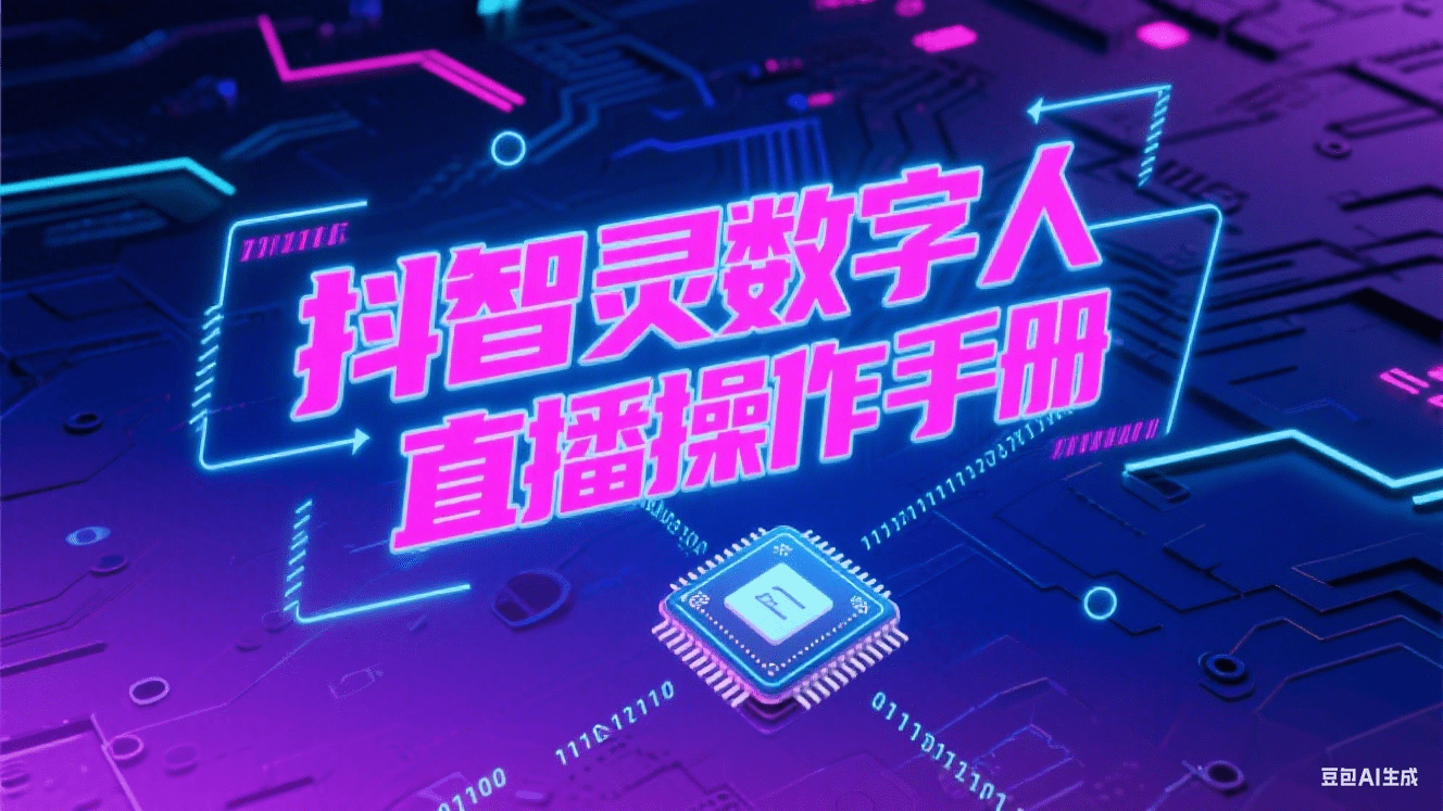 抖智灵数字人直播 · 用户操作手册(必看 )-平头哥科技网