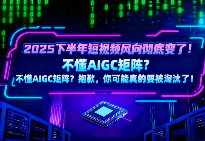 2025 短视频 AIGC 矩阵：不被淘汰的关键