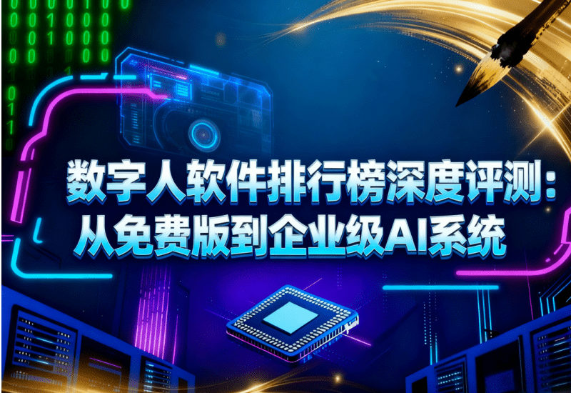 数字人软件排行榜深度评测：从免费版到企业级AI系统-平头哥科技网