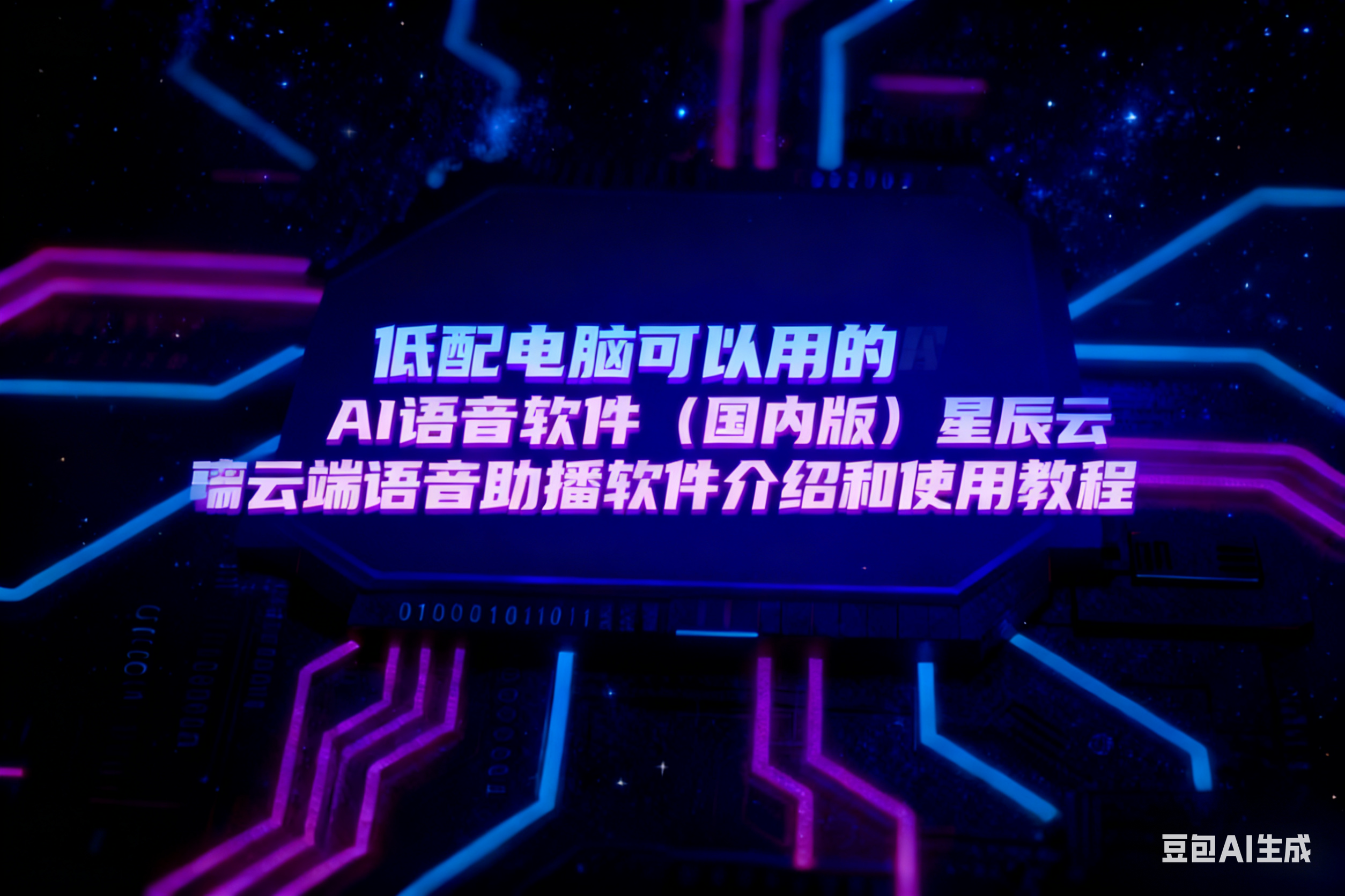 低配电脑可以用的AI语音软件(国内版)星辰云端语音助播软件介绍和使用教程 - AI语音直播 | 平头哥科技网-平头哥科技网