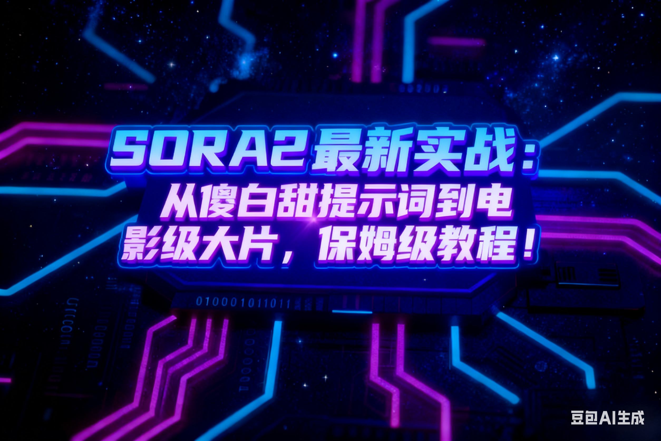 SORA2最新实战:从傻白甜提示词到电影级大片,初级版级教程!-平头哥科技网