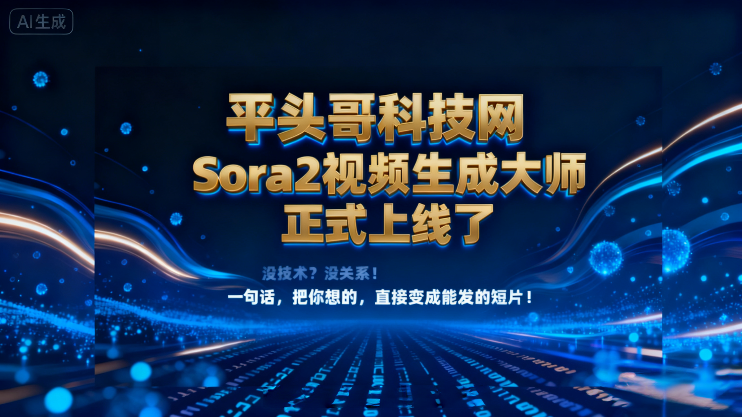 平头哥科技网Sora2视频生成大师正式上线了-平头哥科技网