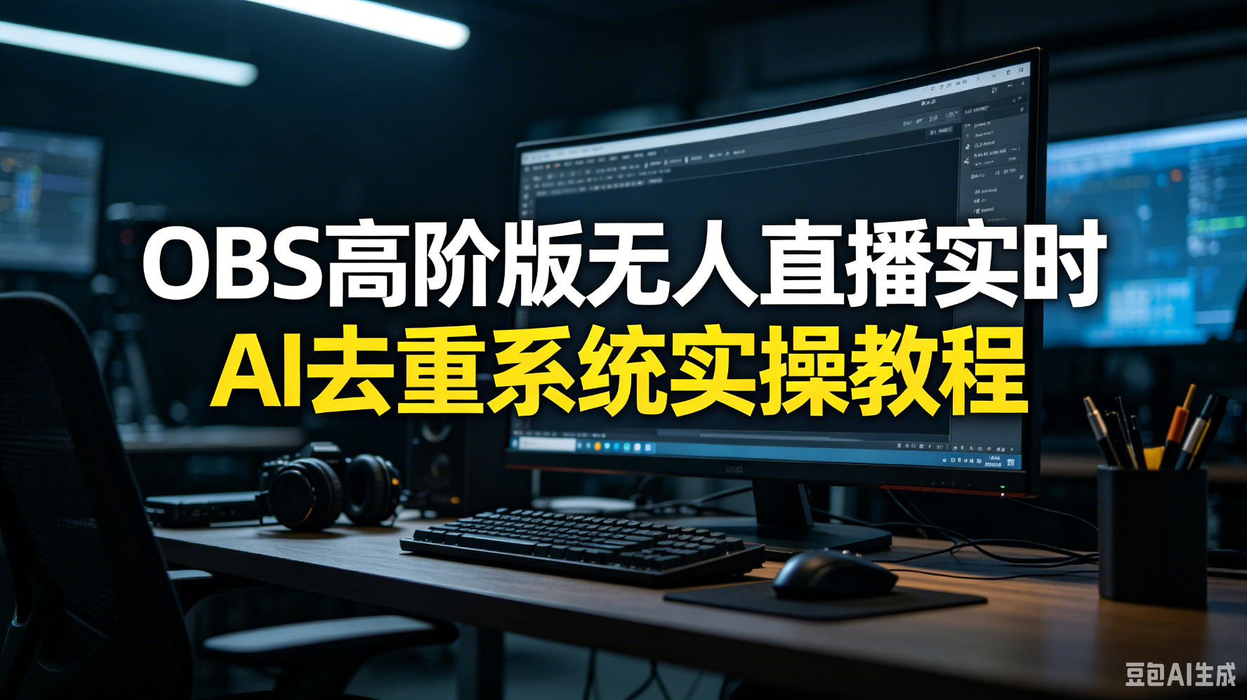 OBS 高阶版无人直播实时 AI 去重系统实操教程及资源分享-平头哥科技网