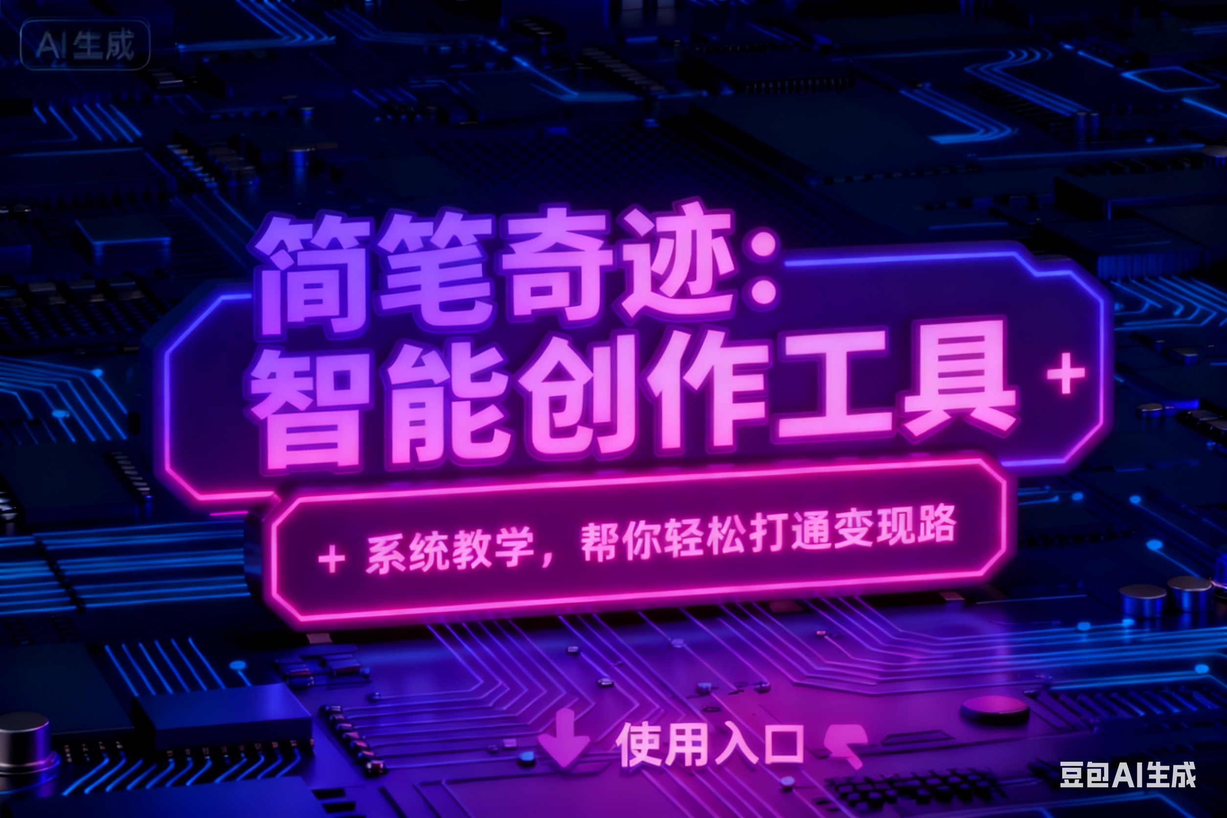 想靠简笔画赚钱?简笔奇迹:智能创作工具 + 系统教学,帮你轻松打通变现路-平头哥科技网