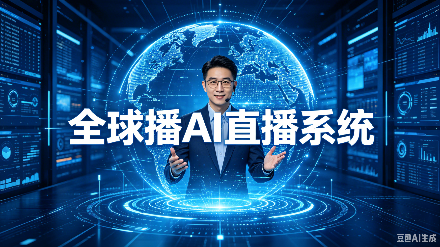 全球播AI直播系统|实时换脸+40语种同声传译+24小时无人直播|软件下载+教程+演示-平头哥科技网