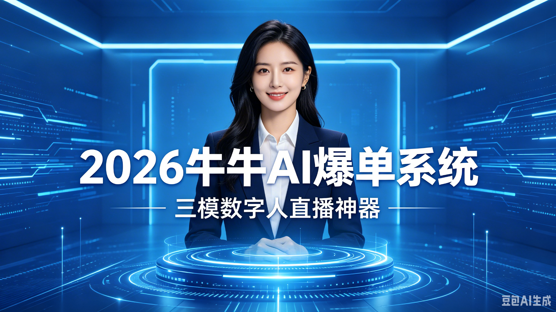 2026 牛牛 AI 爆单系统|三模数字人直播神器,音画唇同步智能直播一键爆单-平头哥科技网