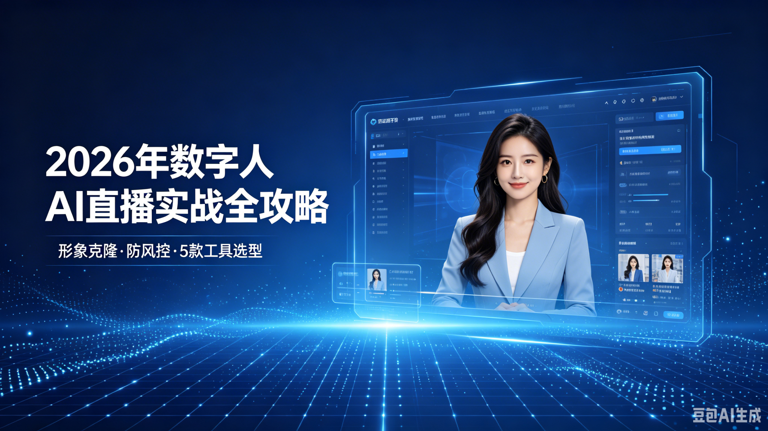 2026年数字人AI直播实战全攻略:形象克隆+防风控+5款工具深度选型-平头哥科技网