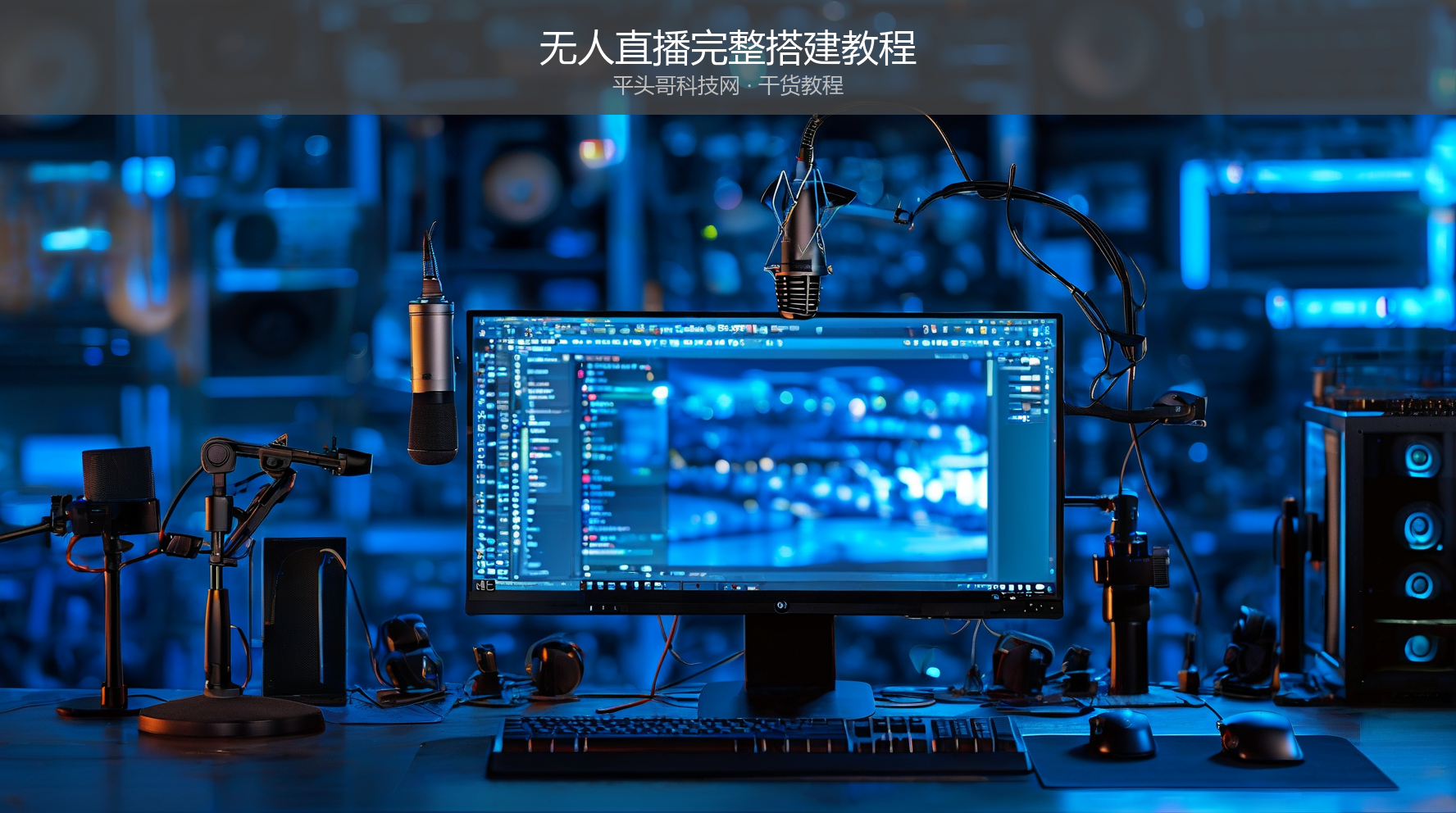 2026无人直播完整搭建教程:从OBS到推流开播全流程 | 平头哥科技网-平头哥科技网