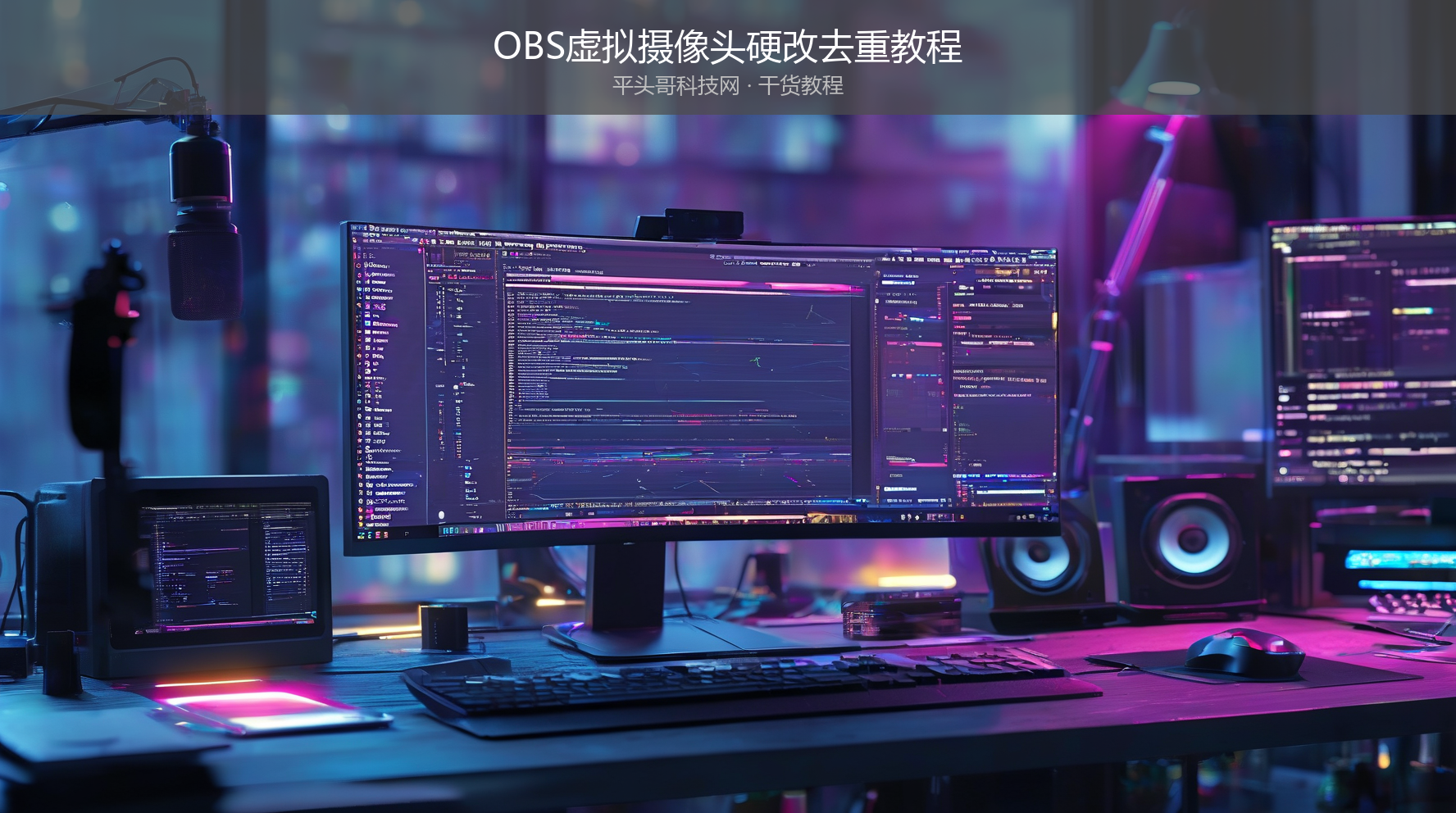 OBS虚拟摄像头硬改去重教程:原理+实操完整指南(附工具推荐)-平头哥科技网