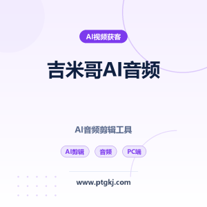 B29 吉米哥AI音频剪辑PC版：AI智能音频剪辑 降噪处理 快速出片