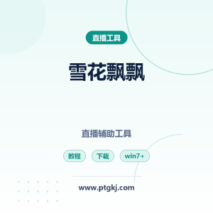 雪花飘飘：直播辅助工具 官方下载教程+使用教程（卡密激活）