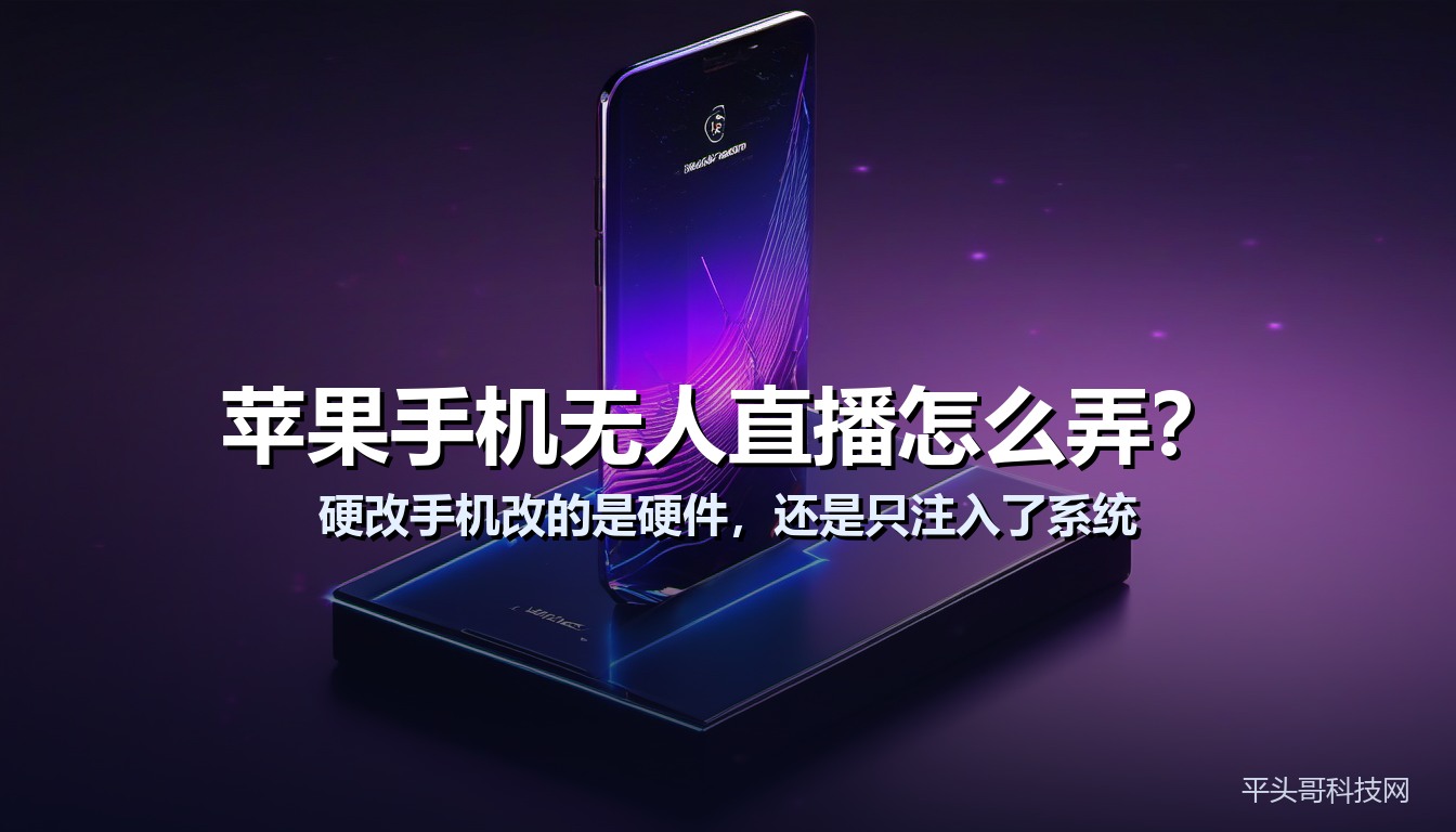 苹果手机无人直播怎么弄